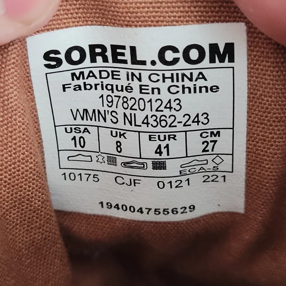 Sorel Joan of Arctic Wedge III Lexie Boots Womens 10 - Picture 9 of 9